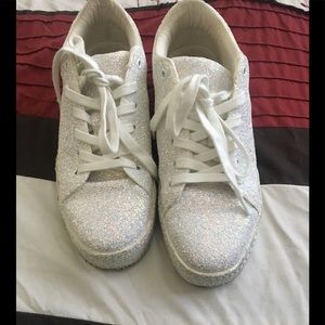Pre loved used condition Glitter sneakers size 7.5
